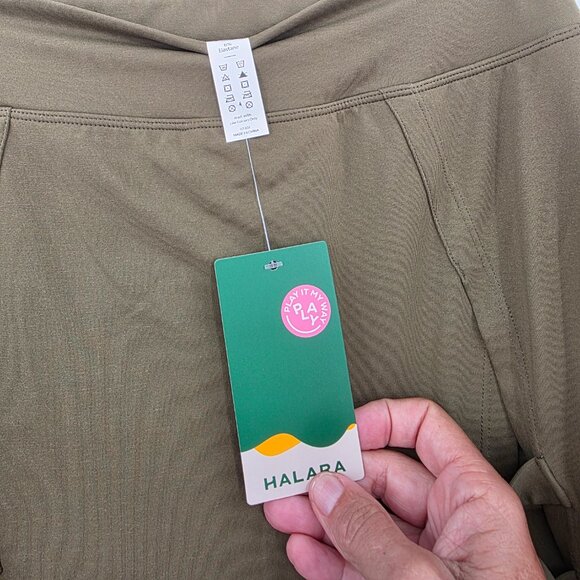 HALARA High Waist 2 In 1 Split Maxi Skort Skirt Buckle Detail Size Small NWT - Picture 14 of 14